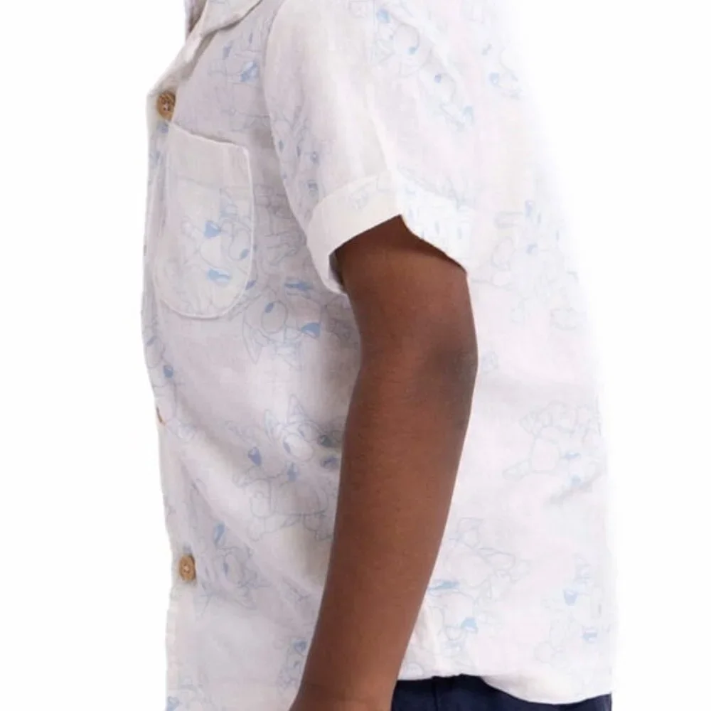 BLUEY BINGO TODDLER BOYS Outfit Button Up Shirt Shorts Set SIZE 2T NEW